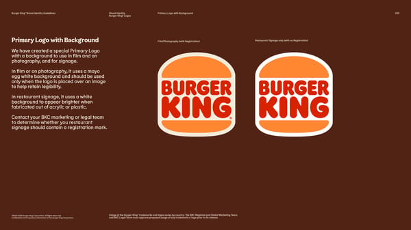 Burger king Brand Book - Page 35