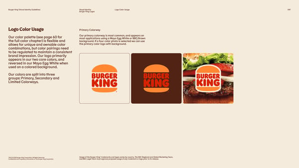 Burger king Brand Book - Page 47