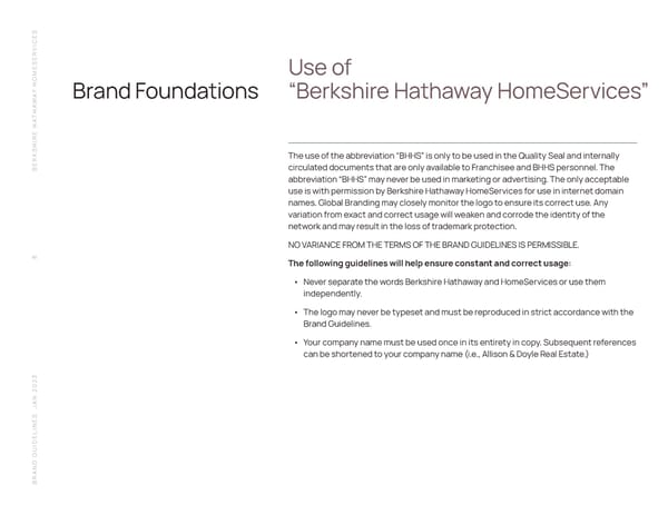 Berkshire Hathaway HomeServices Brand Book - Page 8