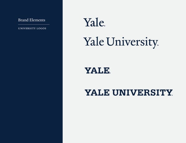 Yale Brand Book - Page 5