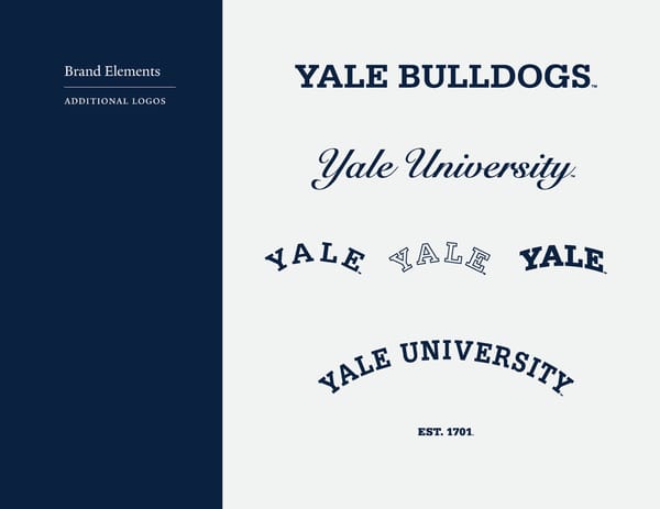 Yale Brand Book - Page 6