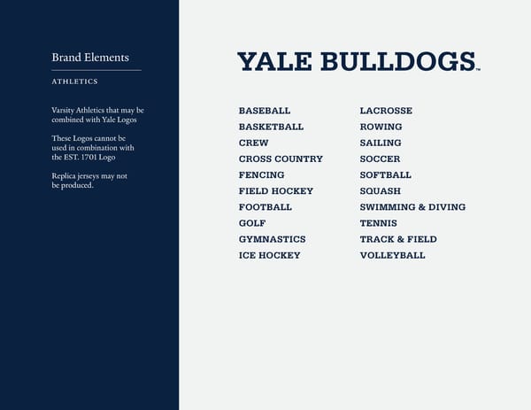 Yale Brand Book - Page 7