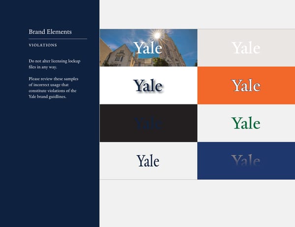 Yale Brand Book - Page 30