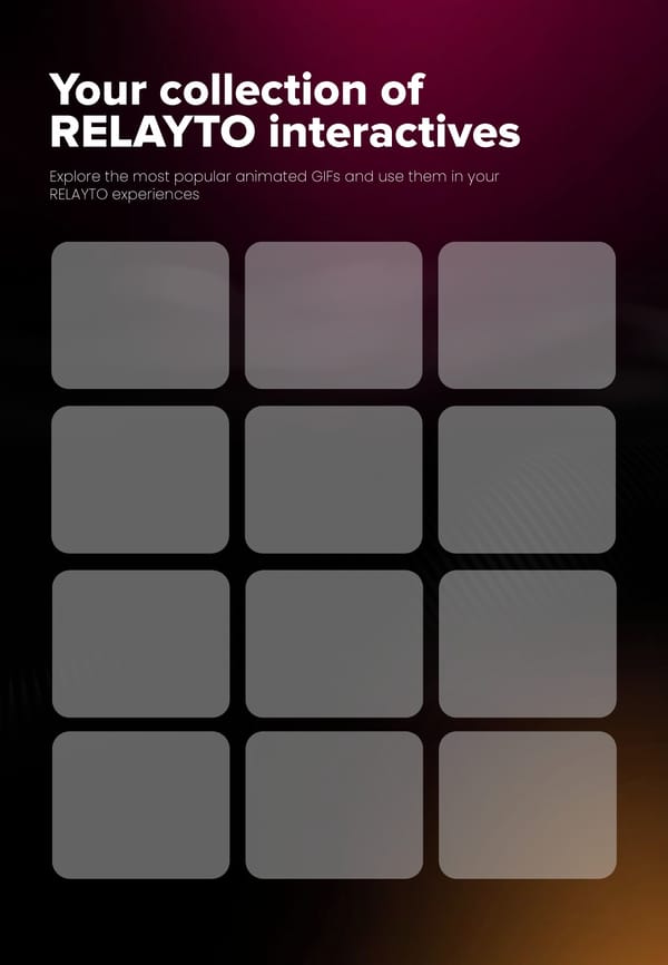 Your Collection of RELAYTO interactives [COPY] [COPY] - Page 1