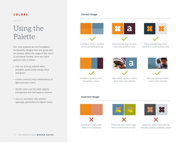 GlobalGiving Brand Book - Page 11