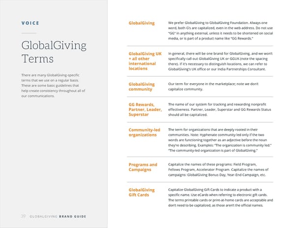 GlobalGiving Brand Book - Page 39