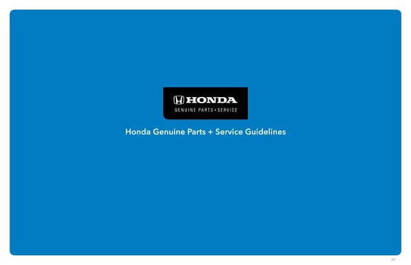 Honda Brand Brand Book - Page 69