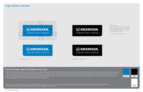 Honda Brand Brand Book - Page 70