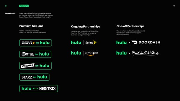 Hulu Brand Book - Page 18