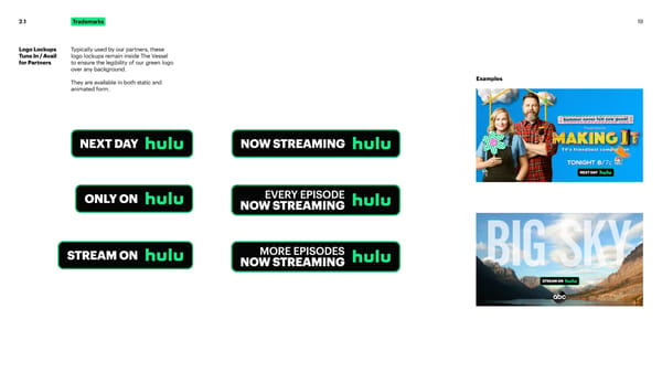 Hulu Brand Book - Page 19
