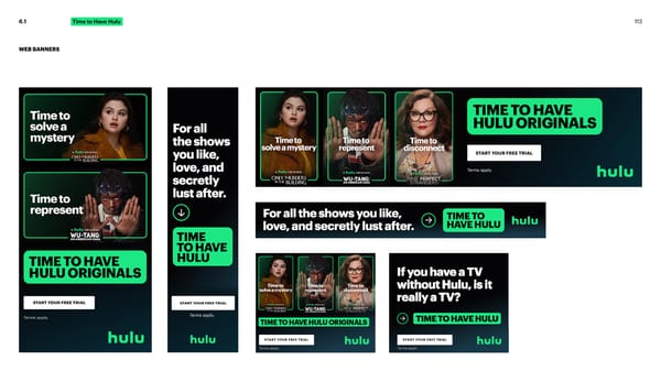 Hulu Brand Book - Page 113