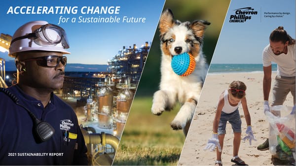 2021 Sustainability Report | Chevron Phillips - Page 1