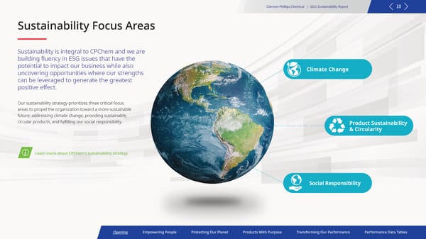 2021 Sustainability Report | Chevron Phillips - Page 10