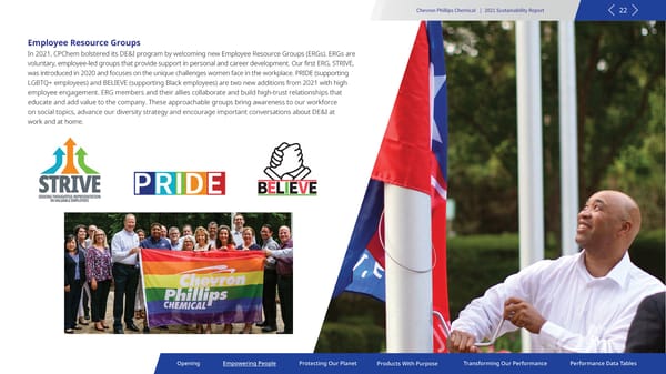 2021 Sustainability Report | Chevron Phillips - Page 22
