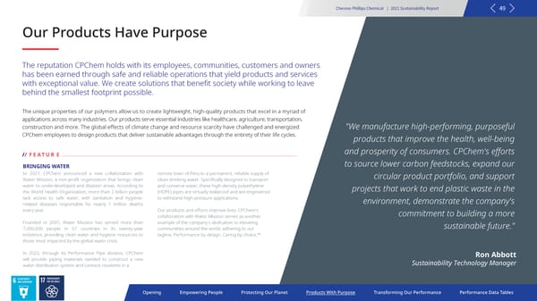 2021 Sustainability Report | Chevron Phillips - Page 49