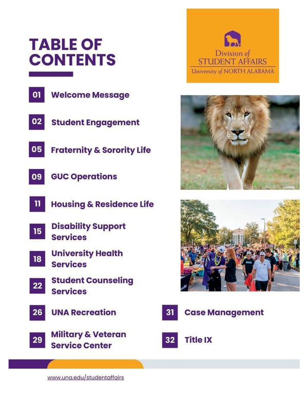 2022-23 Student Affairs Annual Report - Page 2
