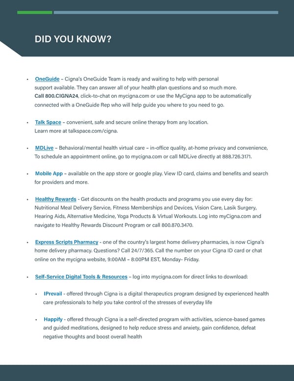 Benefits Resource Guide - Page 12