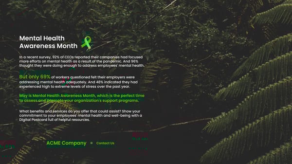 Mental Health Benefits Card Template - Page 1