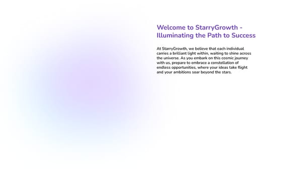 StarryGrowth Onboarding Microsite Template - Page 2