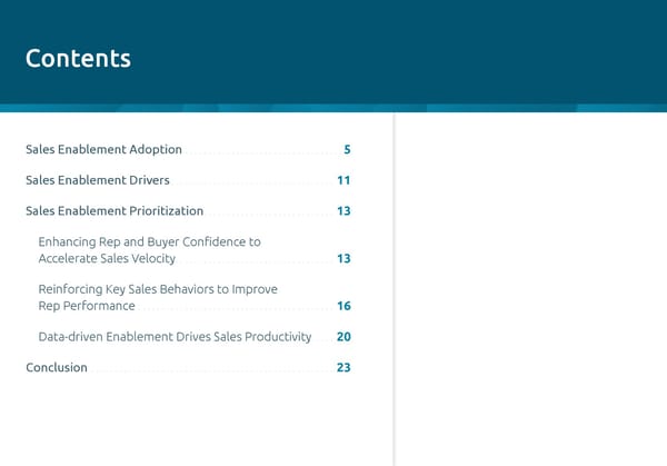 State of Sales Enablement Report 2023 - Page 3