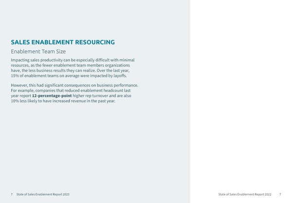 State of Sales Enablement Report 2023 - Page 7