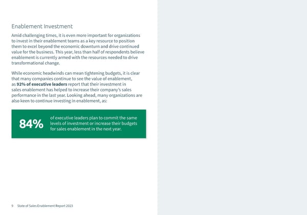 State of Sales Enablement Report 2023 - Page 9