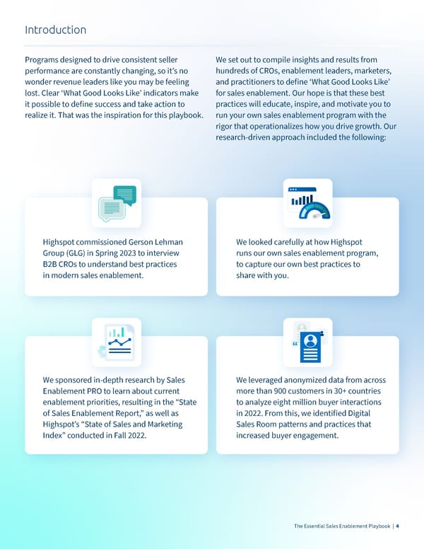 What Good Looks Like  The Essential Sales Enablement Playbook - Page 4