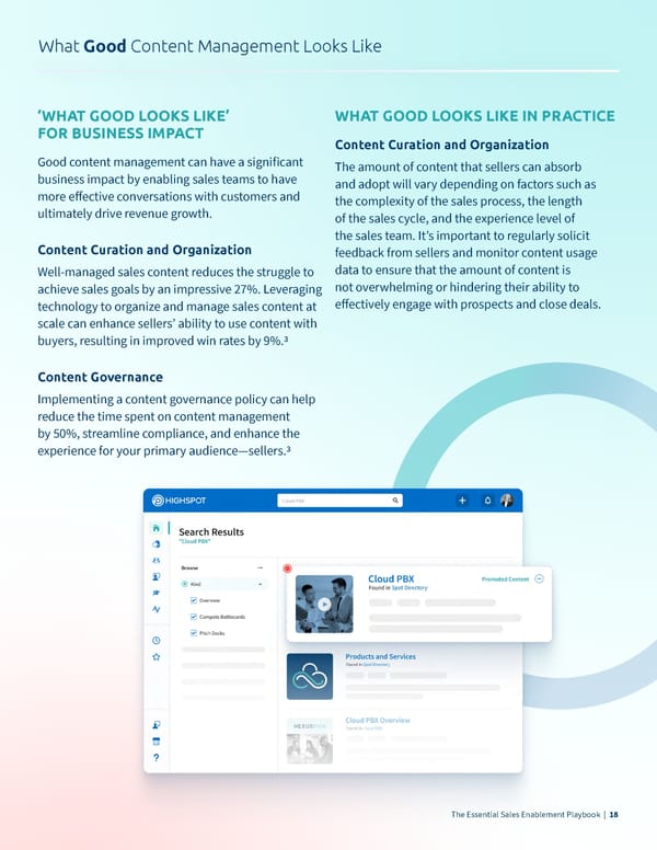 What Good Looks Like  The Essential Sales Enablement Playbook - Page 18