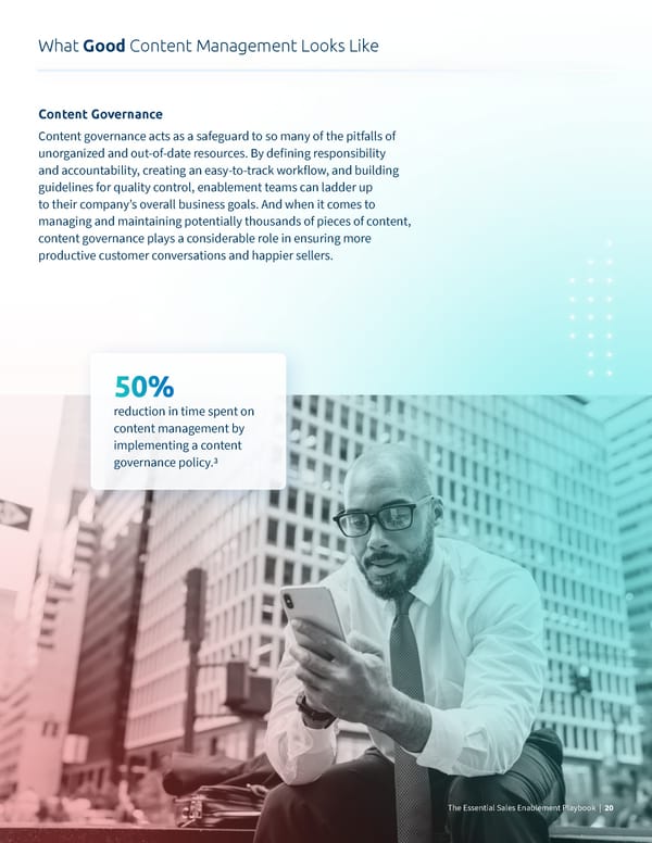 What Good Looks Like  The Essential Sales Enablement Playbook - Page 20