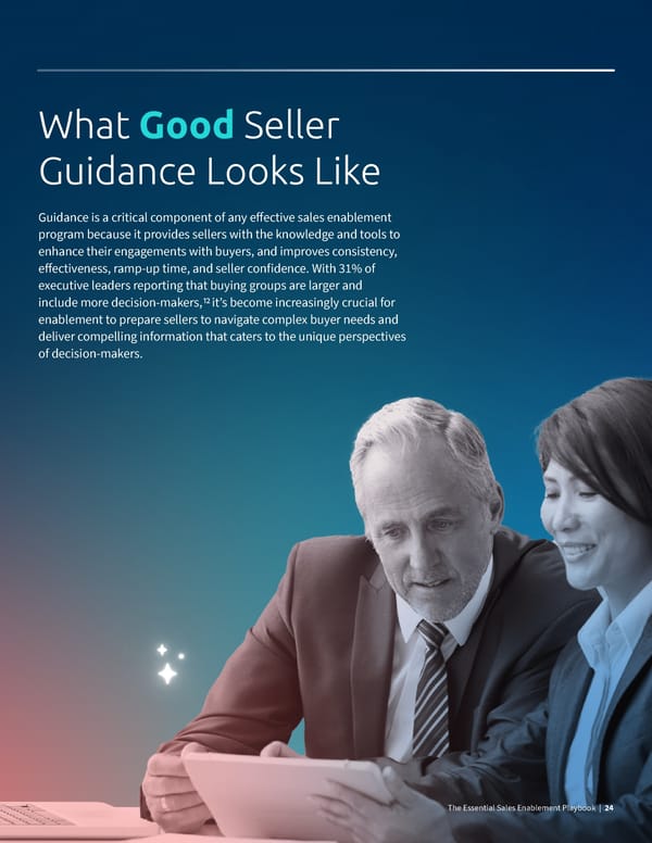 What Good Looks Like  The Essential Sales Enablement Playbook - Page 24