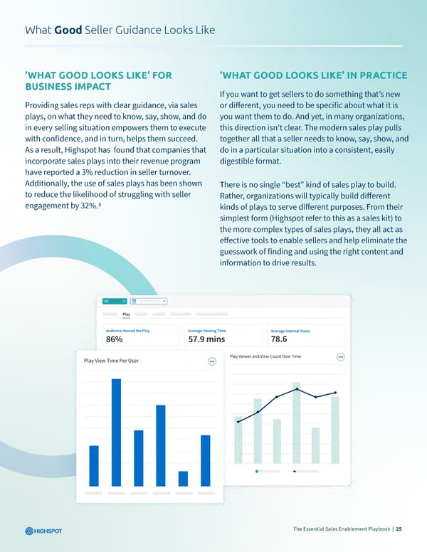 What Good Looks Like  The Essential Sales Enablement Playbook - Page 25