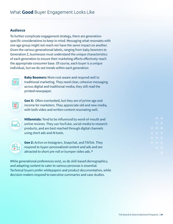 What Good Looks Like  The Essential Sales Enablement Playbook - Page 34