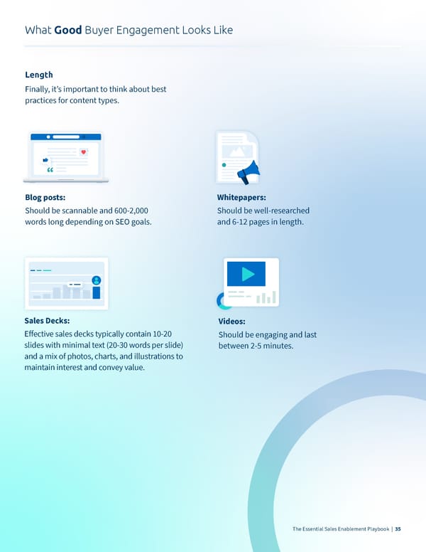 What Good Looks Like  The Essential Sales Enablement Playbook - Page 35