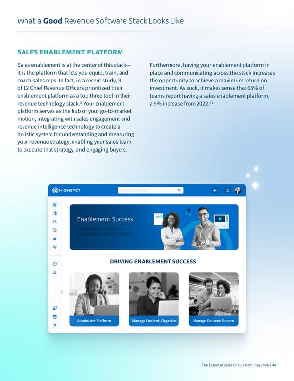 What Good Looks Like  The Essential Sales Enablement Playbook - Page 46