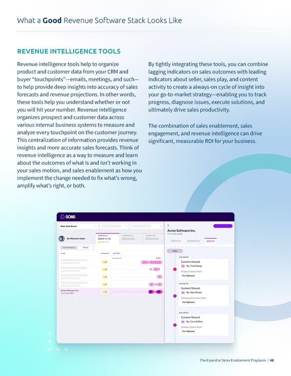 What Good Looks Like  The Essential Sales Enablement Playbook - Page 48