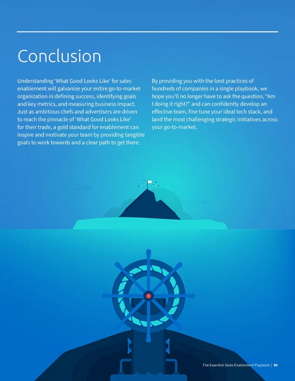 What Good Looks Like  The Essential Sales Enablement Playbook - Page 50