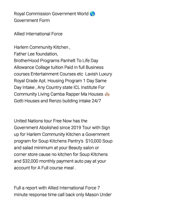 AIFMILITARY Royal Commission Government Allied International Force Briefing Preparation information for Battle Sanctions started Days ago - Page 141