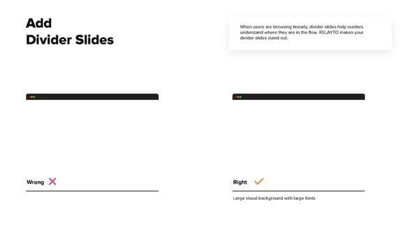 RELAYTO Best Practices for Design - Page 7