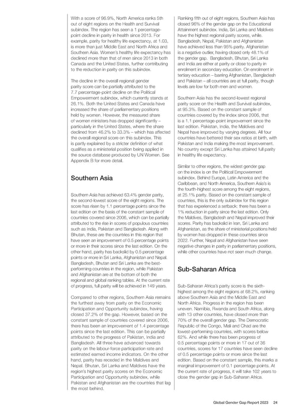 Global Gender Gap Report 2023 - Page 24