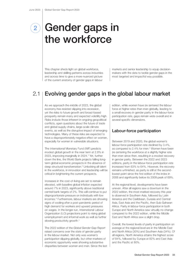 Global Gender Gap Report 2023 - Page 33