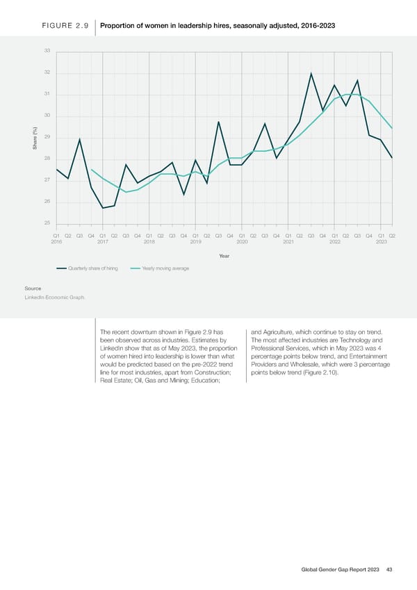 Global Gender Gap Report 2023 - Page 43