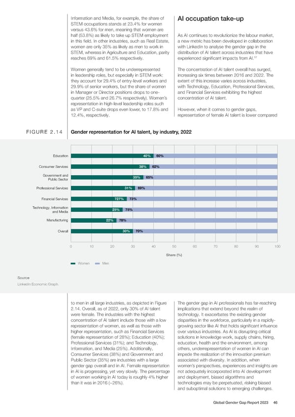 Global Gender Gap Report 2023 - Page 46