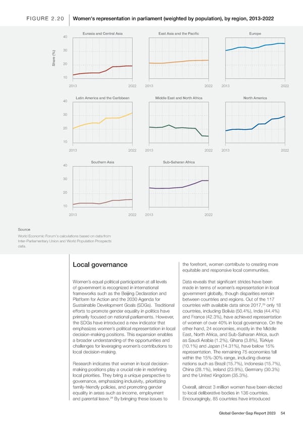 Global Gender Gap Report 2023 - Page 54