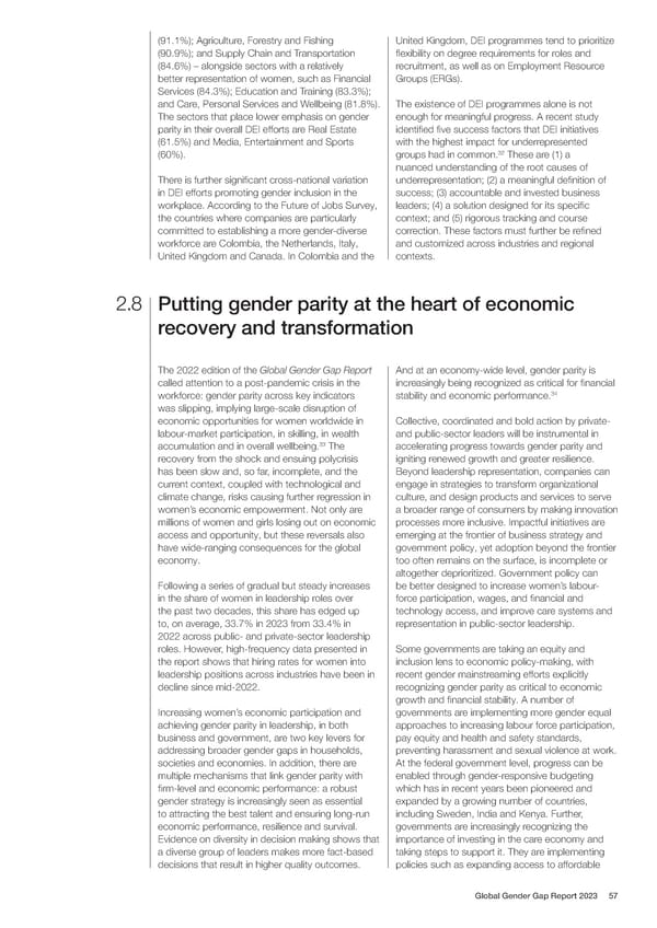 Global Gender Gap Report 2023 - Page 57