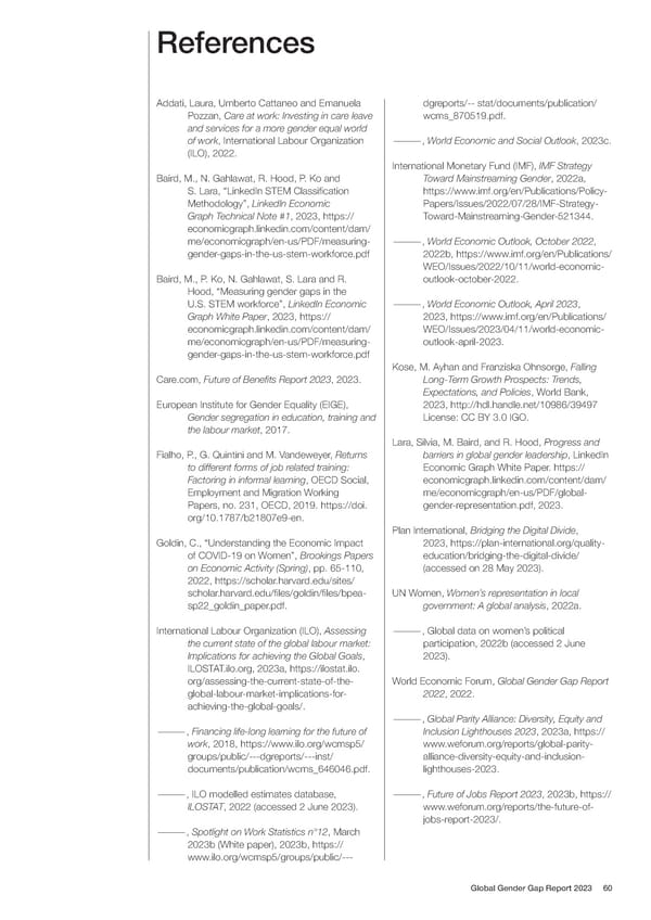 Global Gender Gap Report 2023 - Page 60