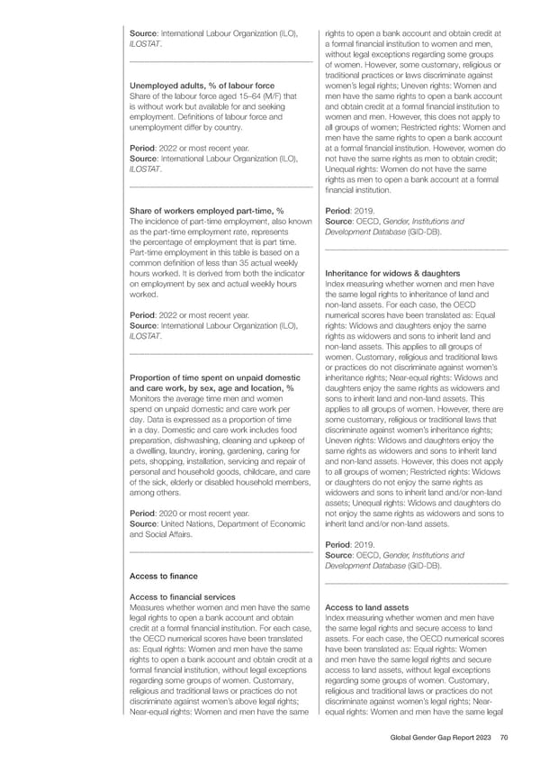 Global Gender Gap Report 2023 - Page 70