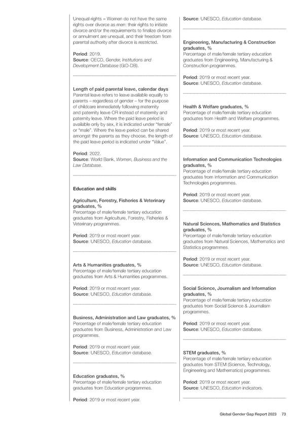 Global Gender Gap Report 2023 - Page 73