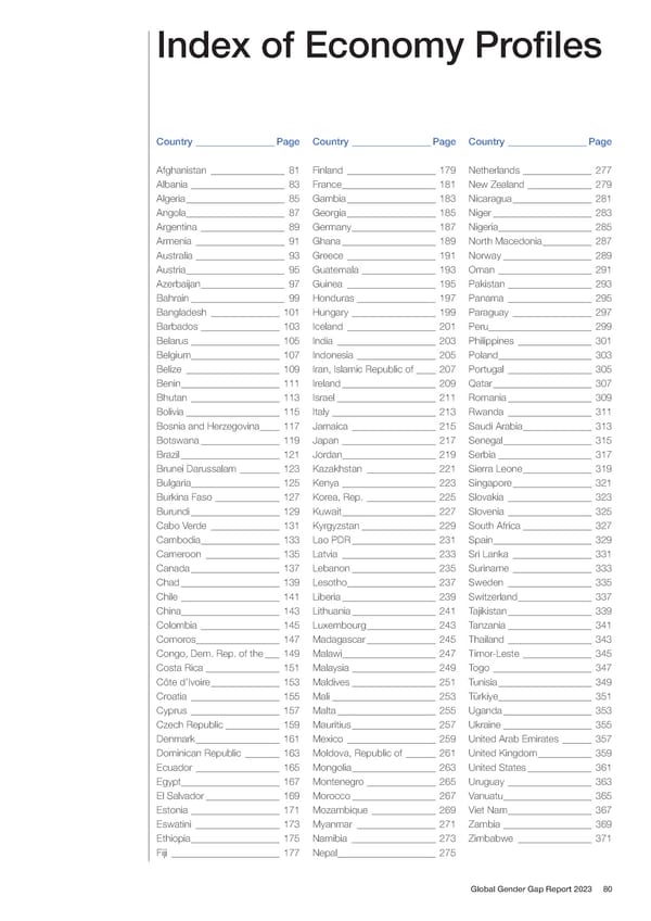 Global Gender Gap Report 2023 - Page 80