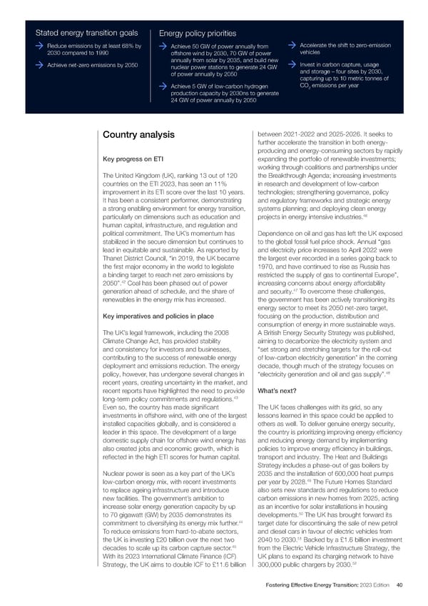 Fostering Effective Energy Transition 2023 - Page 40