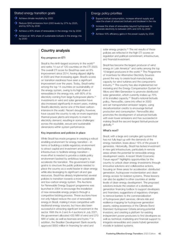 Fostering Effective Energy Transition 2023 - Page 42